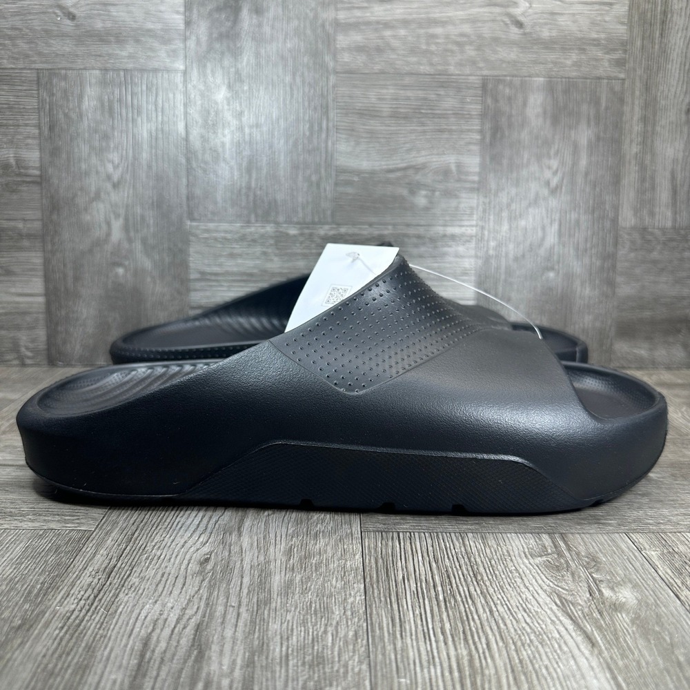 Jordan Post Slide Women Size 9 Black Sandals Foam Athletic NEW FZ6511-001